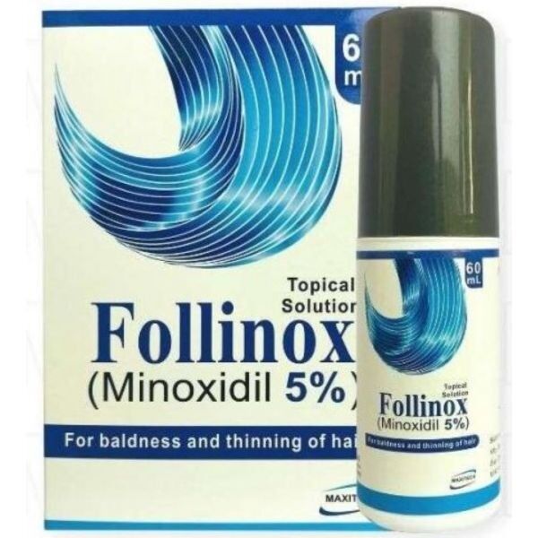 FOLLINOX 5% MINOXIDIL TOPICAL SOLUTION